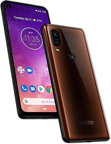 Miniatura 4 de Motorola One Vision XT1970-2 Teléfono GSM desbloqueado con cámara dual de 48MP y 5MP - gradiente de zafiro