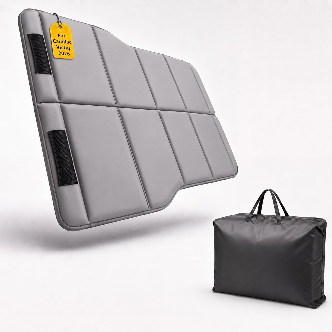 Car Mattress for 2026 Cadillac Vistiq, Upgraded Non-Inflatable Thickened Foam SUV Car Camping Mattress, Foldable Trunk Sleeping Pad Car Bed Mattress for Road Trips Camping Travel