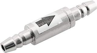 DGZZI Check Valve Stainless Steel One Way Non-Return Check Valve for Aquarium Co2 System Aquarium CO2 Diffuser