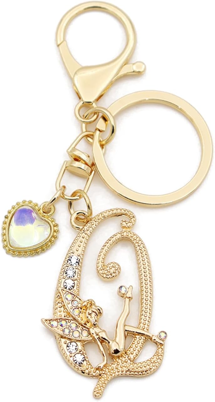 Letter Keychain Gift For Women Handbag Charms Backpack Accessories for Self Sister Besties Mom Nana