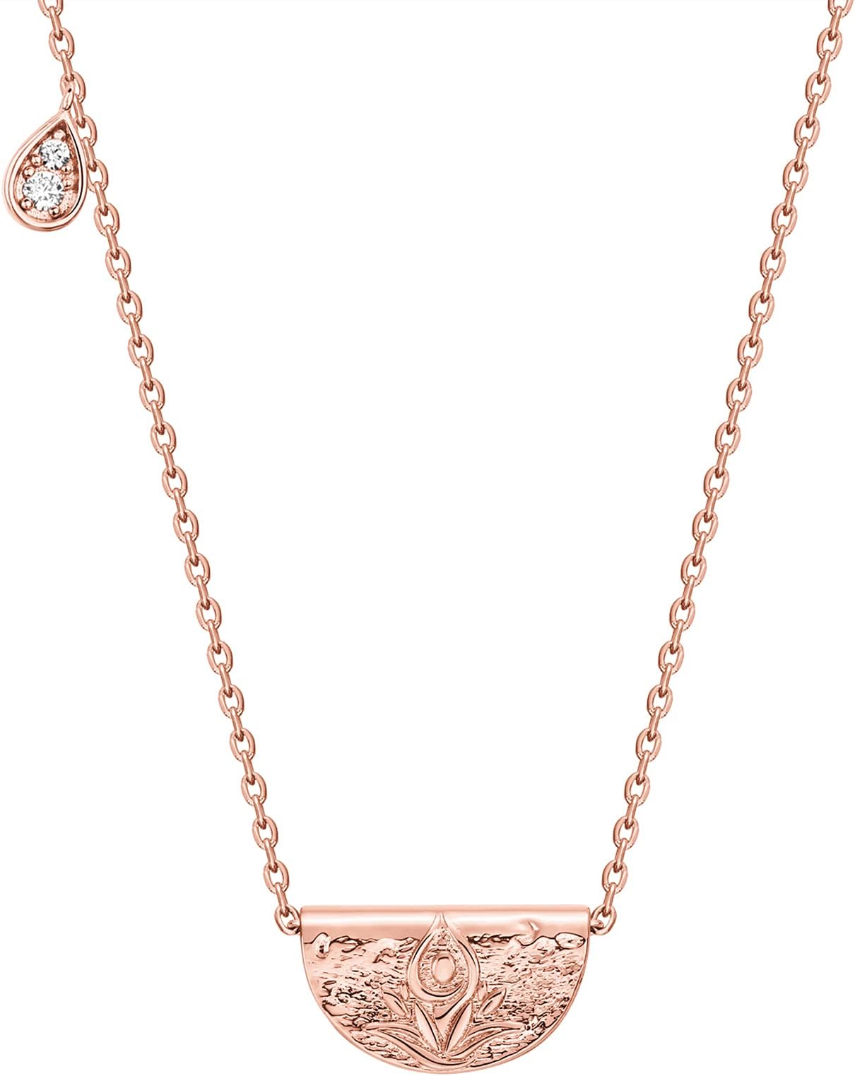 14K Gold Plated Engraved Coin Pendant Necklaces for Women | Byzantine Coin Pendants | Bohemian Necklace