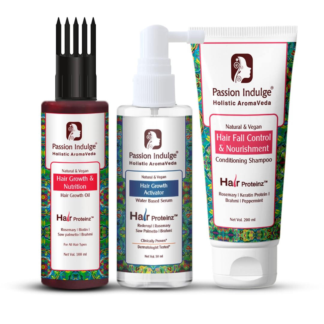 Passion Indulge's Rosemary Hair Growth Kit by Passion Indulge - Rosemary Hair Growth Hair Oil, Serum & Anti Hair Fall Conditioning Shampoo-image-29