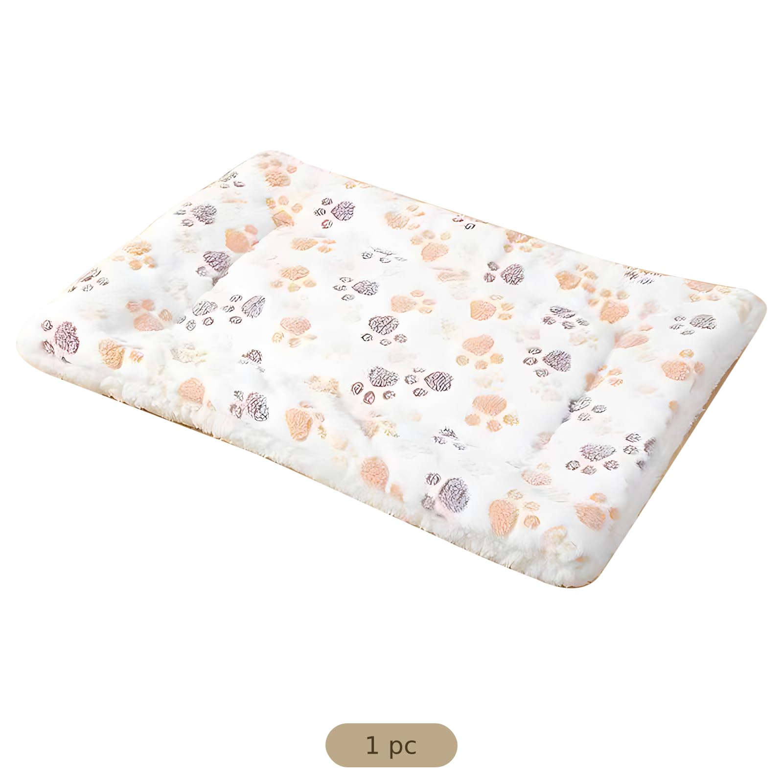 Couvertures pour Animaux, couvertures pour Panier Chien, en Polaire épaisse Double Face, Tapis réversible matelassé à Empreinte de Patte pour Grands Chiens de 25 kg Maximum, Couchage Doux pour Cage