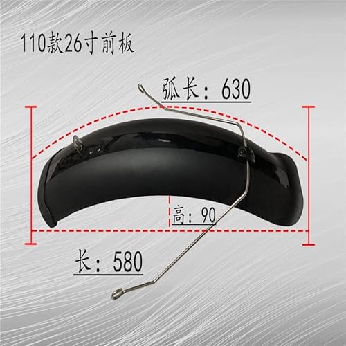 ZEWEZ Parafango per bicicletta, parafango da neve