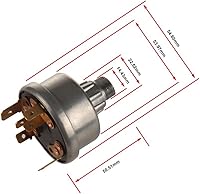 Vista 5 de Lucas 34228, Lucas 35670, Durite 0-351-06, Guard IGN1 3107556R92, K203992 Interruptor de encendido con 2 llaves para Lucas, David Brown