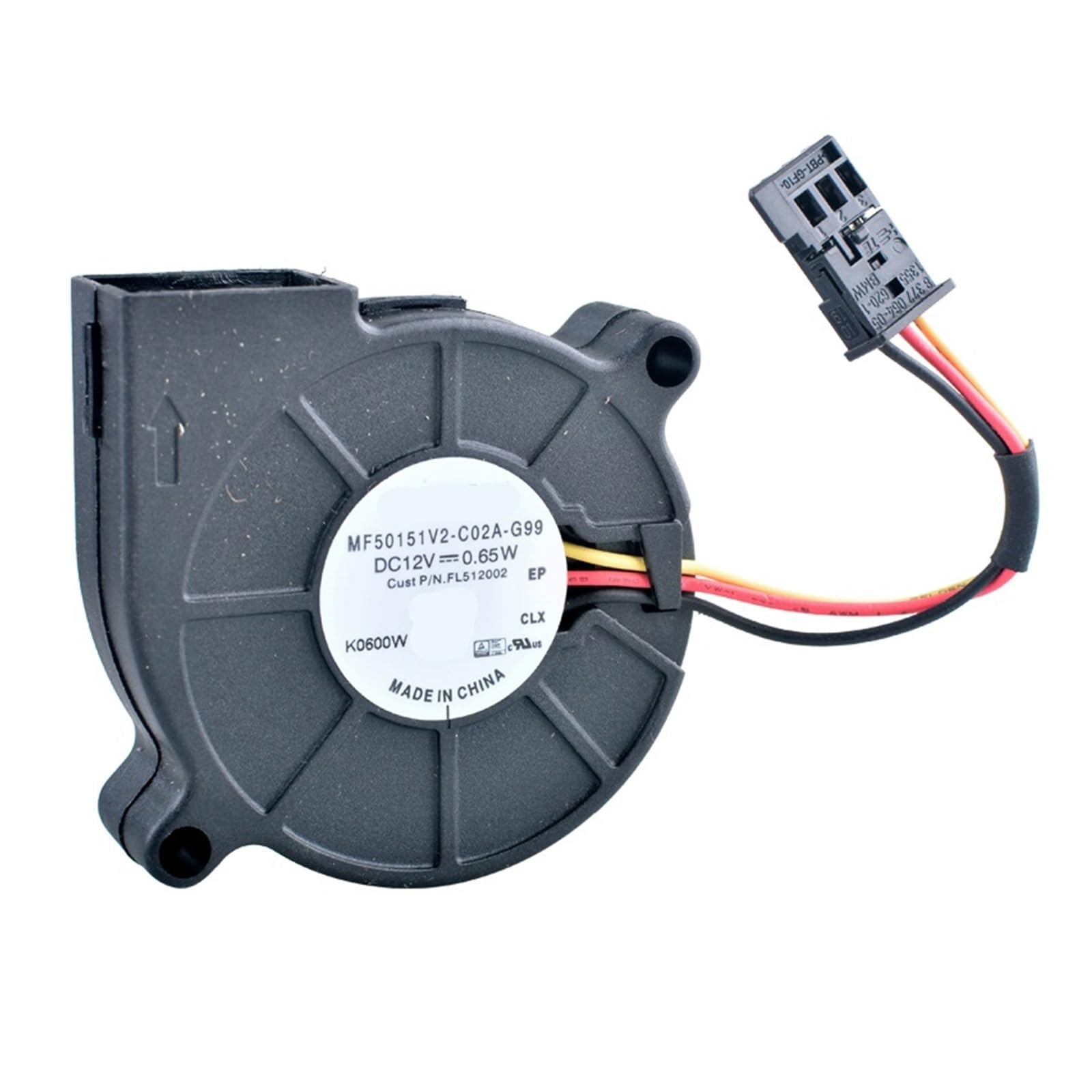 Ventilateur DC12V 50mm MF50151V2-C02A-G99 pour boîte à gants et diffuseur parfum BMW