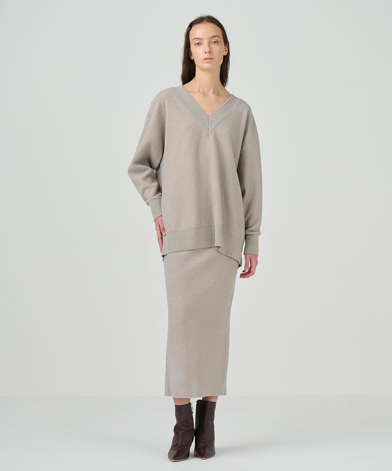 【美品♡定価3.1万】グレースコンチネンタル　タイトスカートニットワンピース　F Amazon.co.jp: [グレースコンチネンタル] スカート 2024AWﾗﾒﾀｲﾄﾆｯﾄｽｶｰﾄ