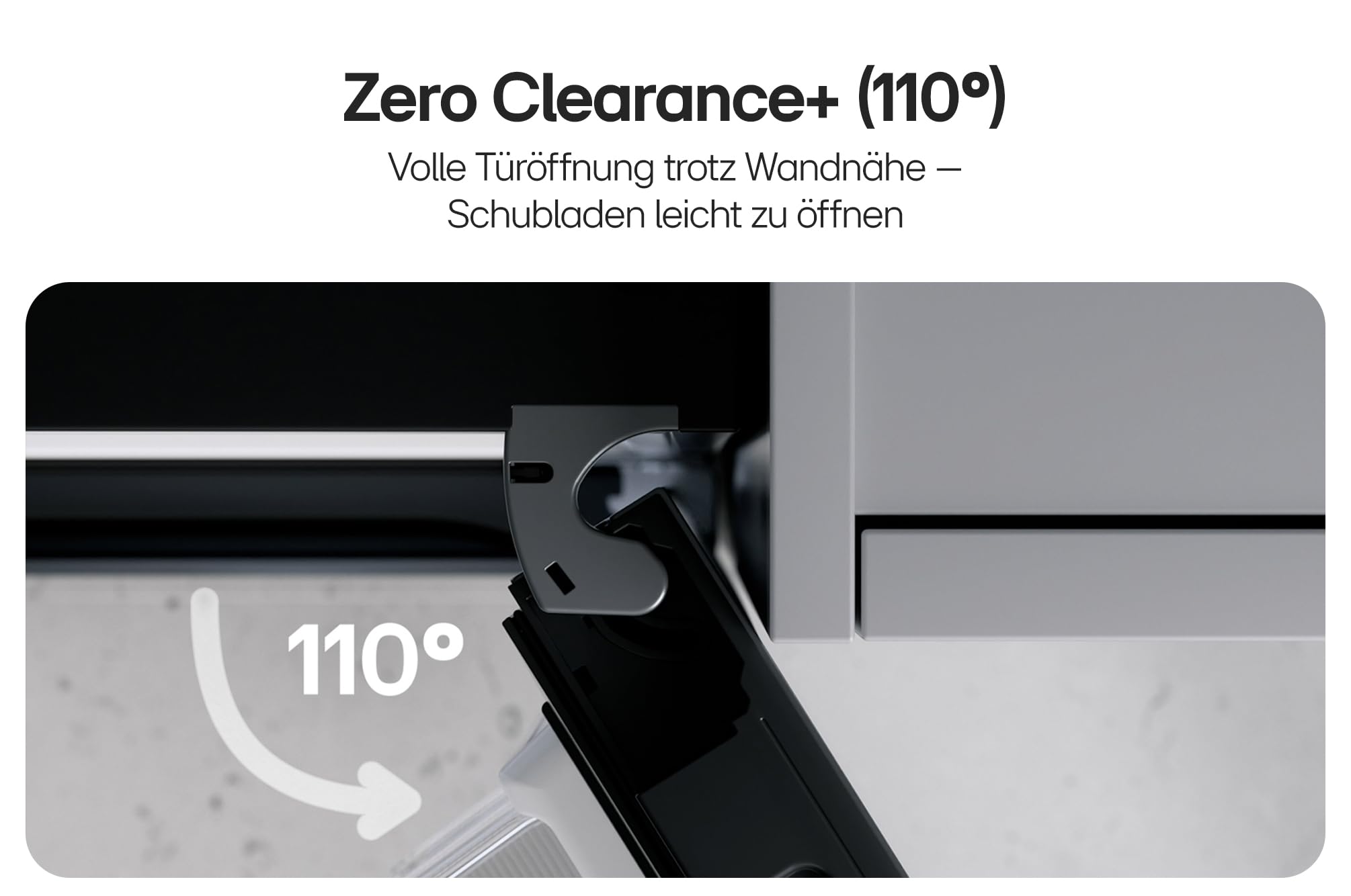 LG GMBS30SDEP SLIM Fit&Max Multi-Door Kühlschrank mit Gefrierfach (580 L, Energieklasse D) vollintegrierbar oder freistehend, DoorCooling+, LinearCooling, Schwarz