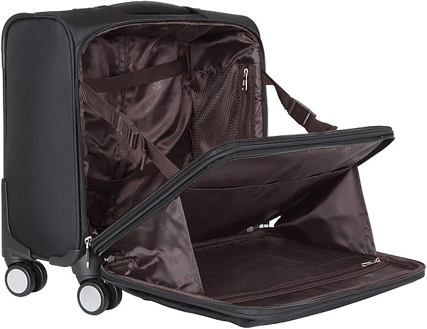 review QYTECxl Carry on Luggage Boarding Luggage on Wheels Oxford Trolley Case Portable Luggage Business Valise Bag