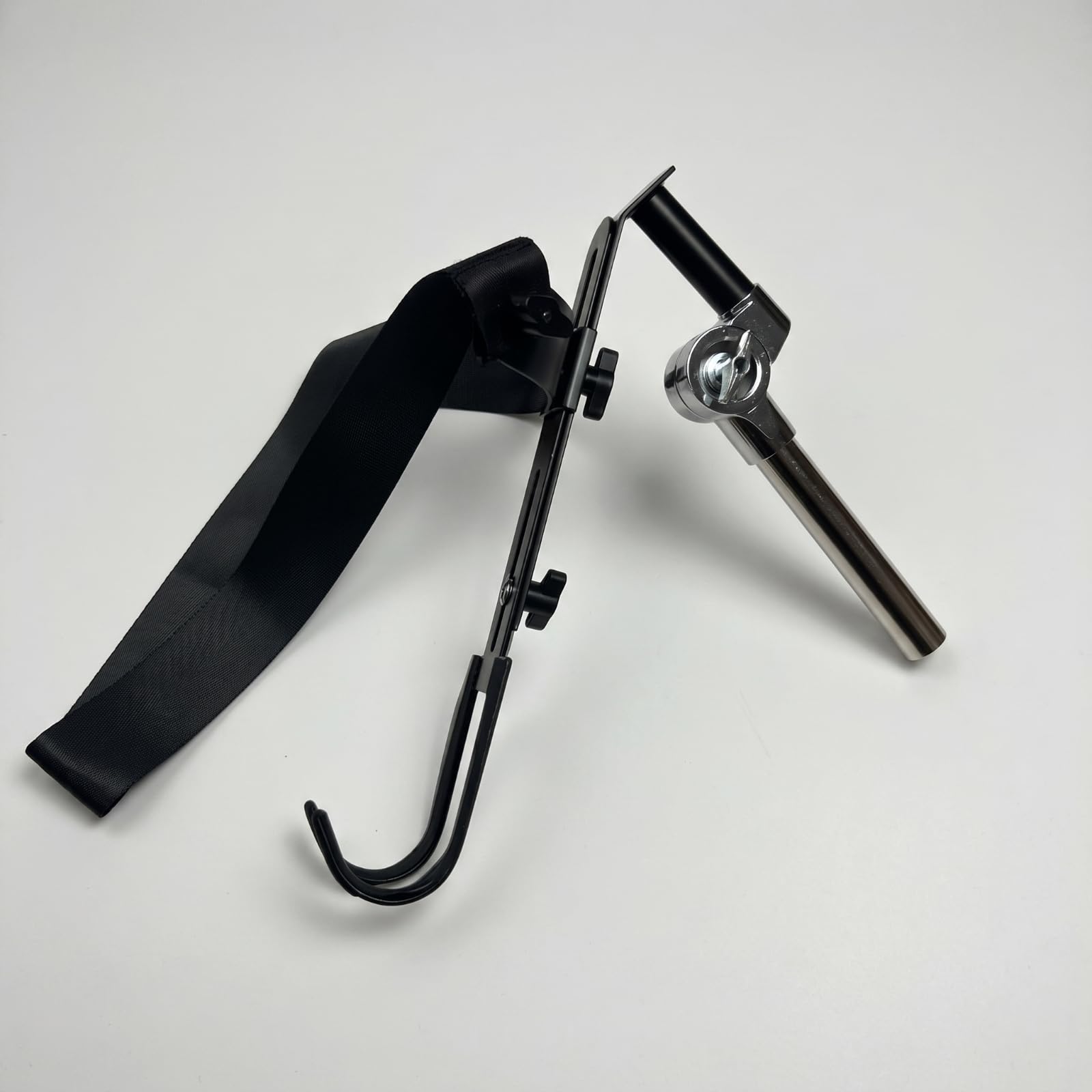 Trommelhalterung mit Klemme stabil Trommelständer mit Rohrhalterung höhenverstellbar Trommelhalter für Schlagzeuger, Proberaum, Heim-Atelier