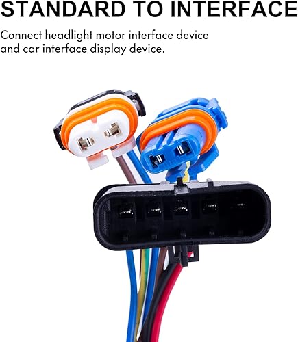 Miniatura 5 de Motor del faro delantero para Chevrolet Corvette 2000-2004 lado izquierdo del conductor