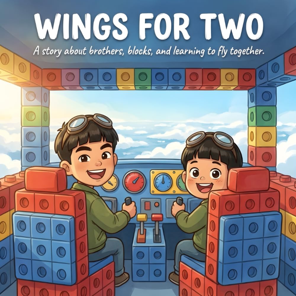 Wings for Two: A story about brothers, blocks, and learning to fly together