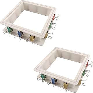 Adjustable Mold Housing Kit for Silicone Molds Making Reusable Housing Frame for Silicone Rubber Mold Making Combination Molding Housing for DIY Resin Mold, Candle Molds, Soap Molds (2 Sets)