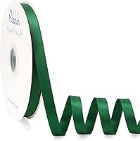 Vista 63 de Ribbli - Cinta de satén burdeos de doble cara, 1 pulgada x 50 yardas - Cinta burdeos oscuro de satén para envoltura de regalos, manualidades