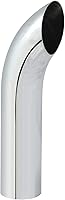 Vista 1 de Tubo de escape curvado cromado de 5 "OD×24