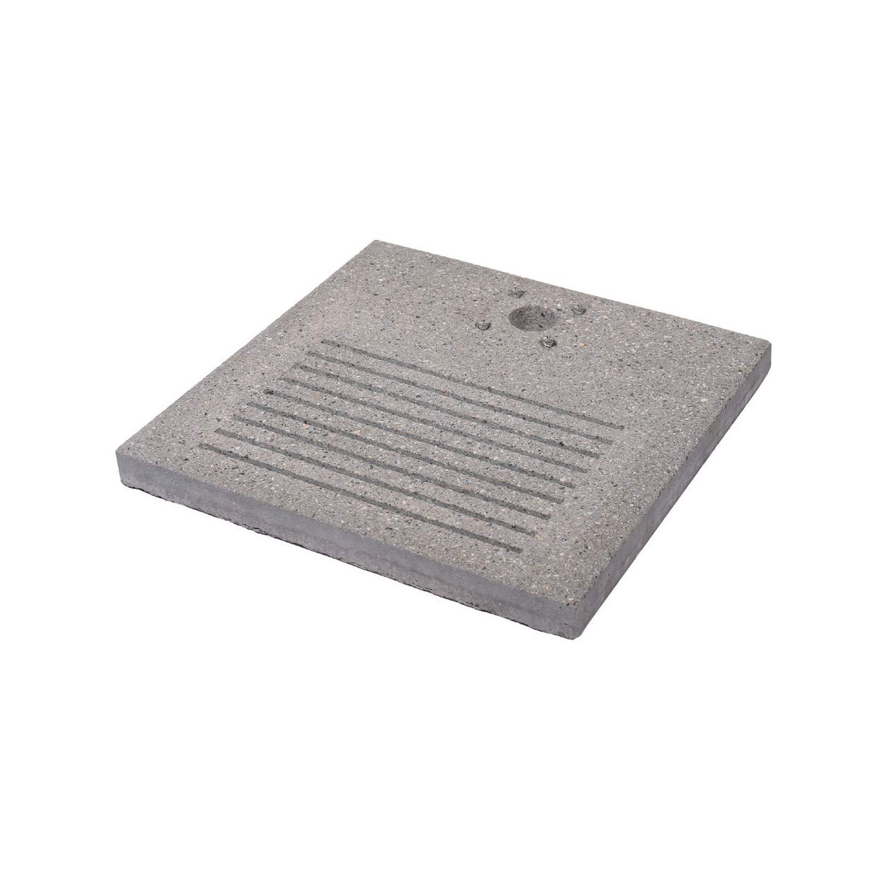 Bel-Fer Base Quadrata in Cemento Modello 42/BSE/8, con fenditore per Scarico a Perdere, per fontane 42/PS, 42/SR e 42/PSI