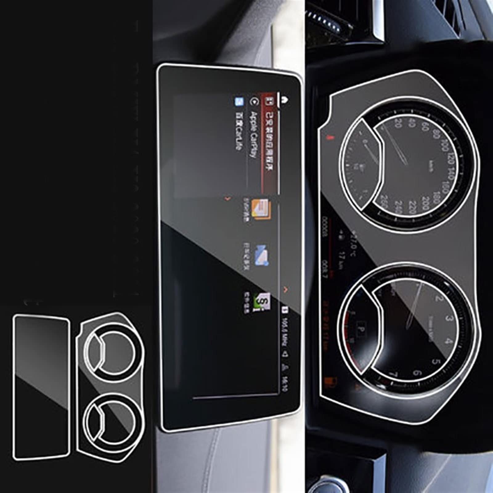 Film protection verre trempé X1 X2 : Écran GPS et commande centrale 2020-2021