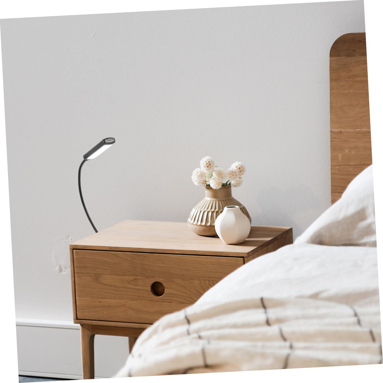 Lampe de Lecture LED Rechargeable à Pince Noir Lot de 2