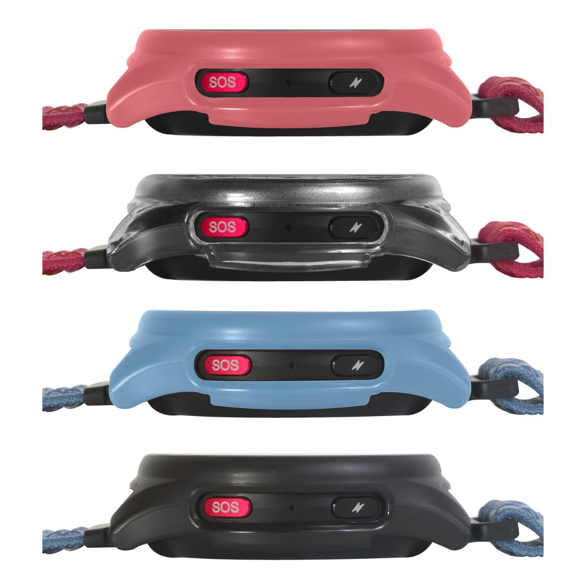 ANIO Protector Case 2.0 für Anio 6 Kinderuhr, Displayschutz vor Kratzern, Stößen & Beschädigungen, Schutzhülle, Cover zur Kinderleichten Montage, Volle Touchscreen-Funktionalität, Schwarz