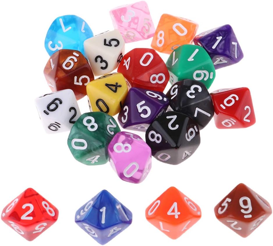 ダイス ボードゲーム用 サイコロ 骰子 約個 全5選択 10面 Faz Co
