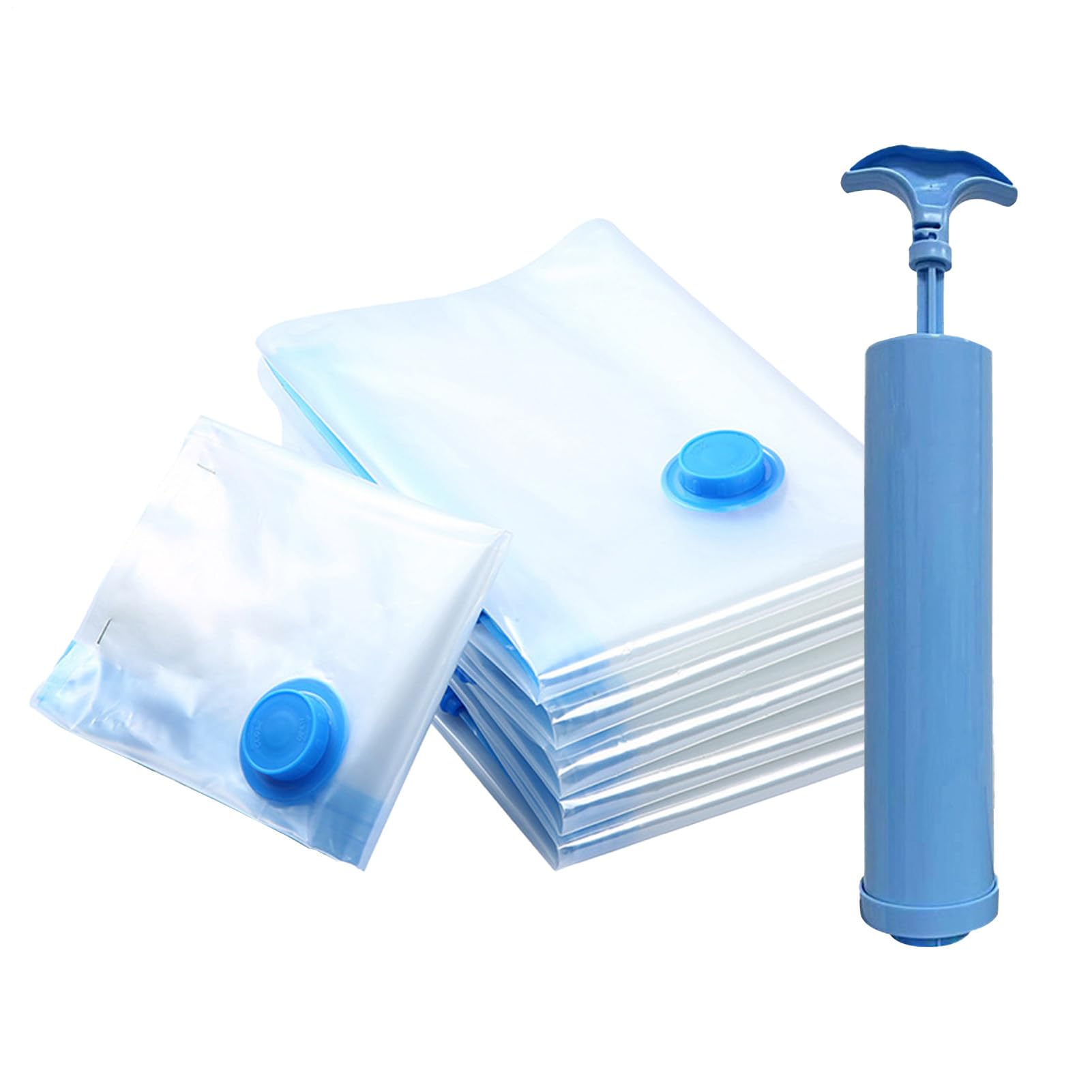 Bolsas Al Vacío Para Ropa De Viaje 10 Piezas Reutilizables Portátiles Con | Bolsas De Embalaje Al Vacío De Viaje Para Embalaje Mudanza Armario Ropa De Cama Estacional Maleta