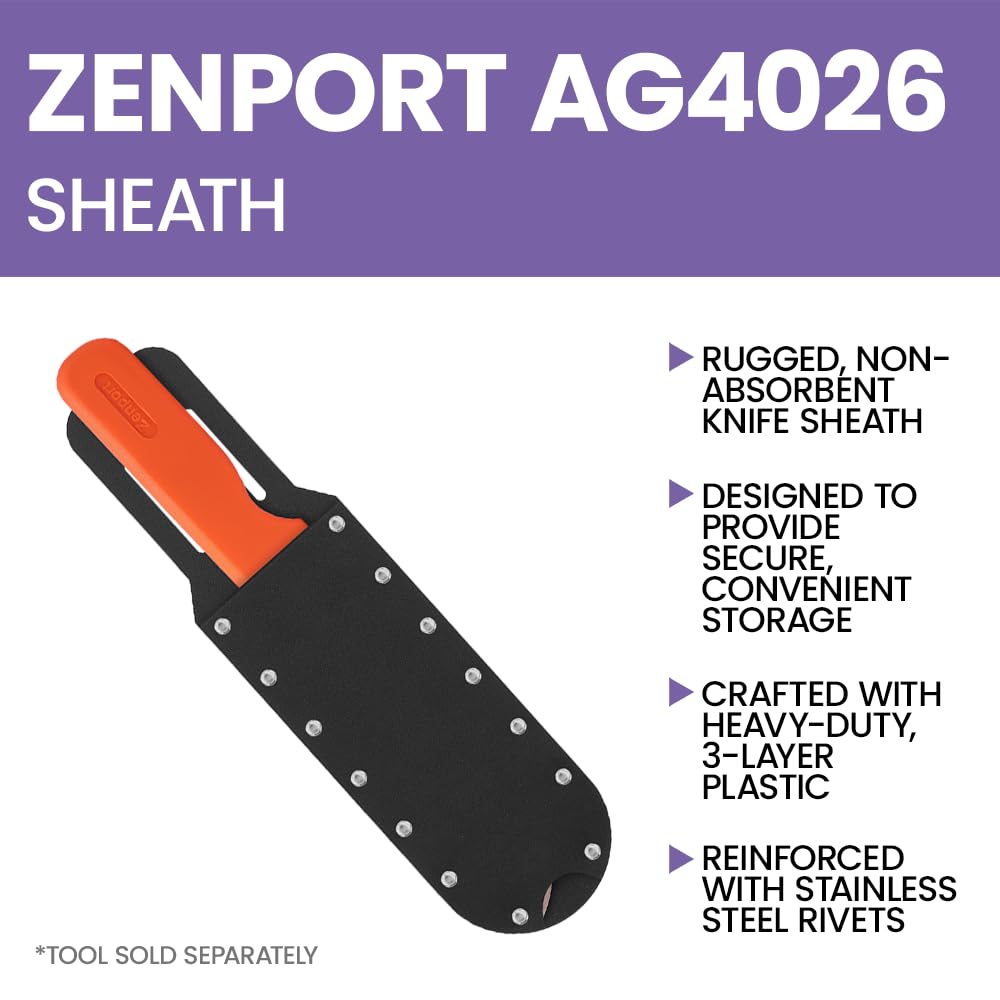 Amazon.com : Zenport AG4026 Non-Absorbent Plastic Knife Sheath