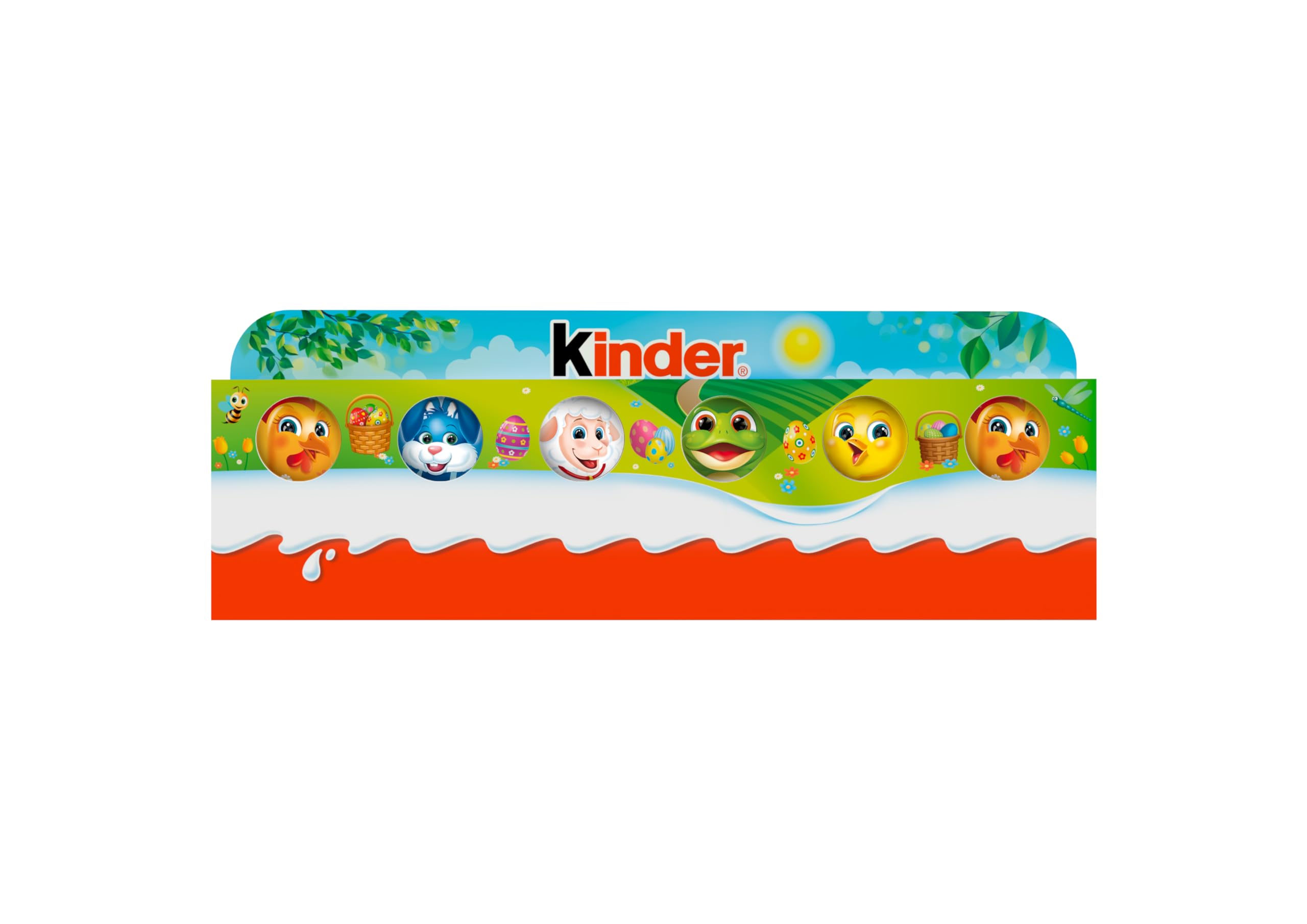 Kinder Milky Chocolate 6 Mini Figures, 6 x 15g