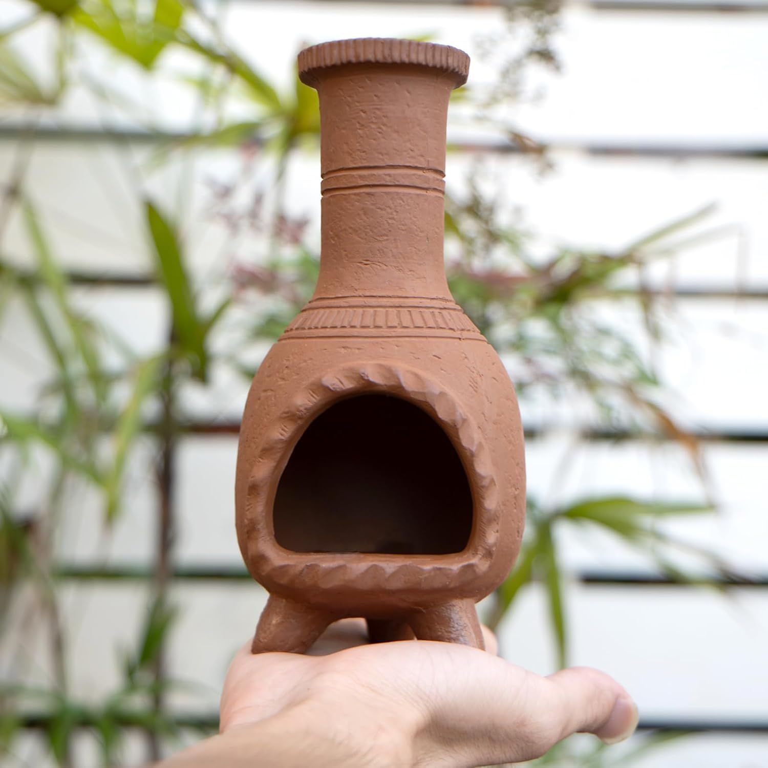 BOOXMIMI Handmade Palo Santo Holder and Sage Holder White Smudge Burner for Burning Sticks Incense Cone Bowl Ceramic Pot Ideal for Aromatherapy Home Decor Spiritual Practices - Image 2