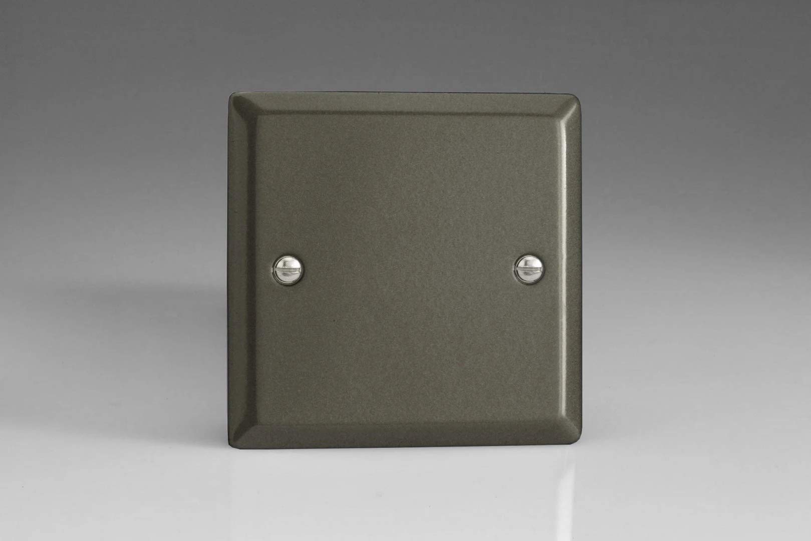 Varilight 1-Gang Blank Plate Graphite Xpsb 5021575810868