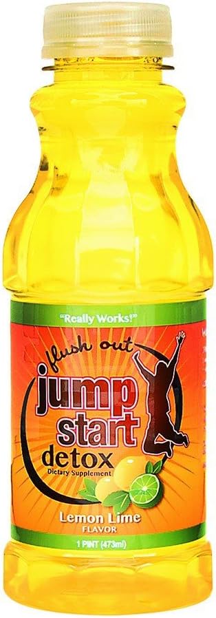Jump Start Flush Out Detox 16 Fl Oz Lemon Lime. Best Detox Guarenteed!!! With BB Trade Mark Sticker