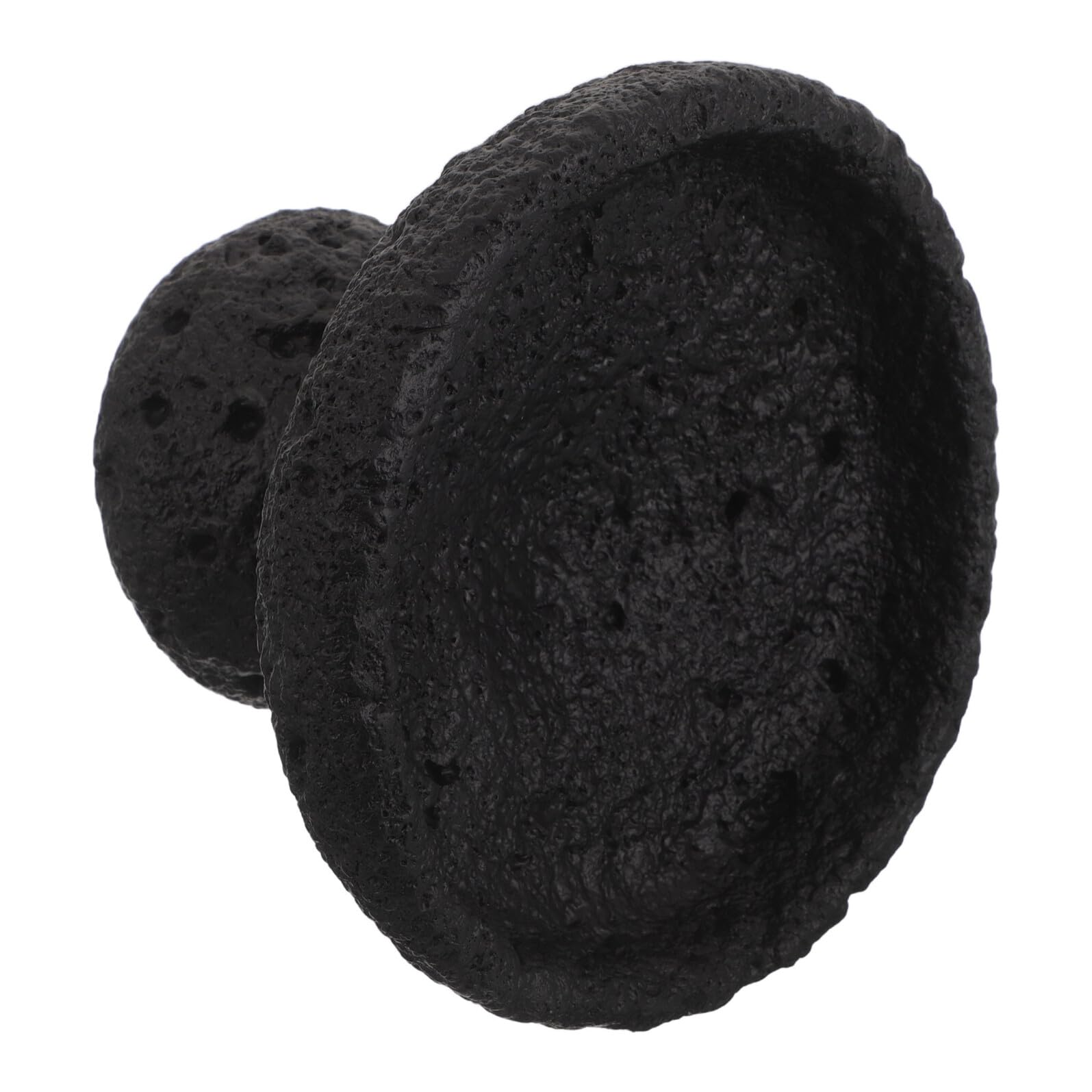 Diffuseur volcanique en ciment noir Veemoon pour ranger et parfumer le salon