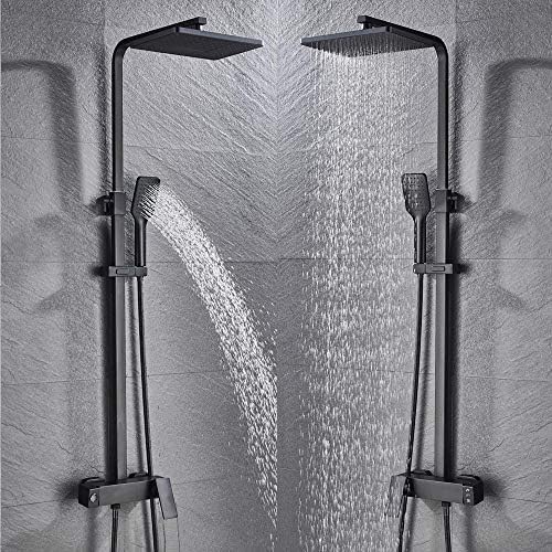 Bateria łazienkowa Deszczownica Głowica prysznicowa Bateria wannowa Ścienna Bateria wannowo-natryskowa Bateria natryskowa Zestaw prysznicowy Bateria-Chrom A, Czarny A Beauty Comes