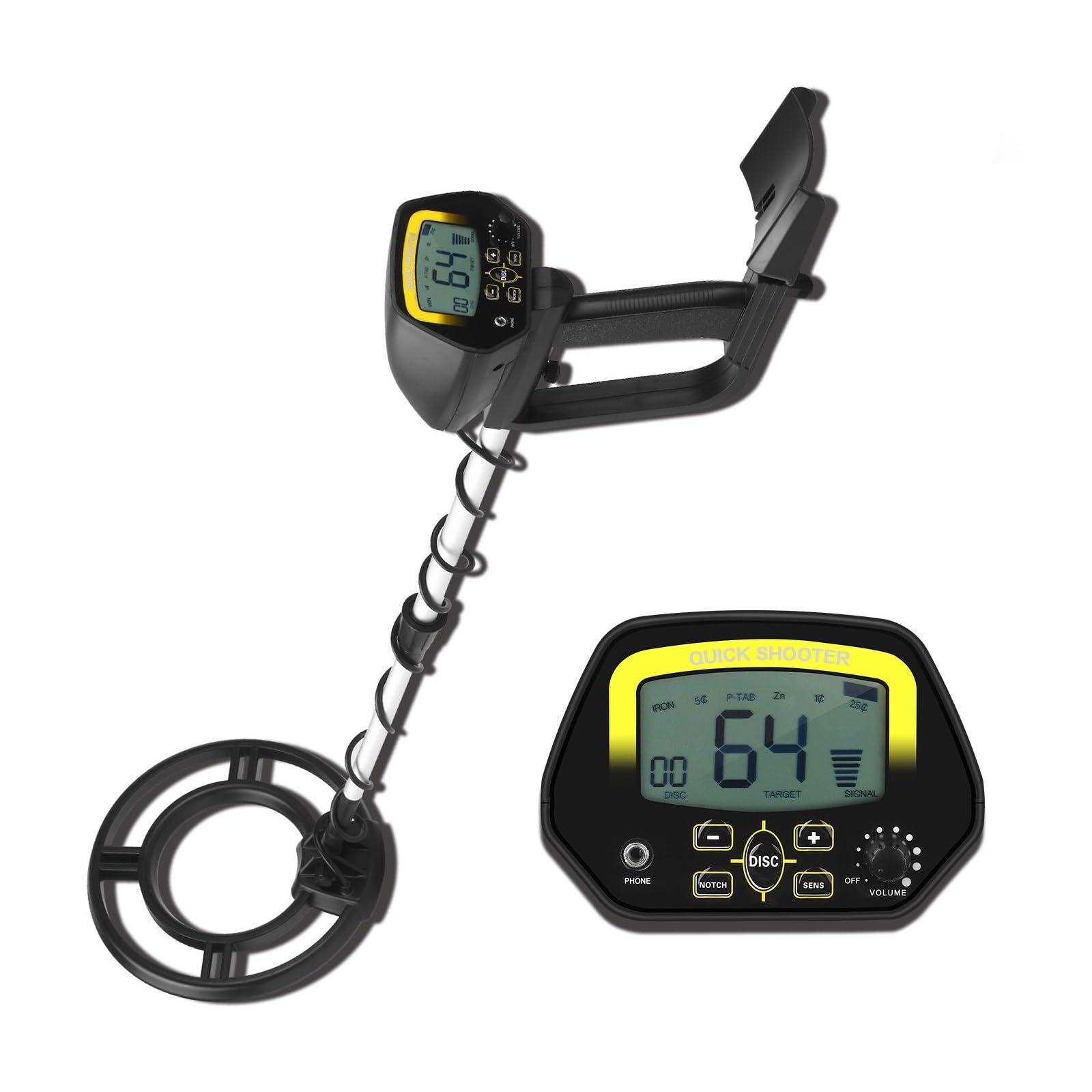Metal Detector, MD4060 Underground Metal Detector Jewelry Treasure Hunter Accurate Locating Metal Detector