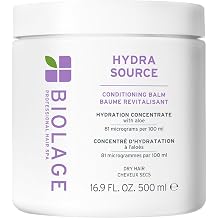 Biolage Hydra Source Conditioning Balm - For Fine To Medium Dry Hair, Moisturizes, Detangles & Adds Softness, Infused with Fermented Aloe & Micro-Filtered Hyaluronic Acid, Vegan & Paraben-Free