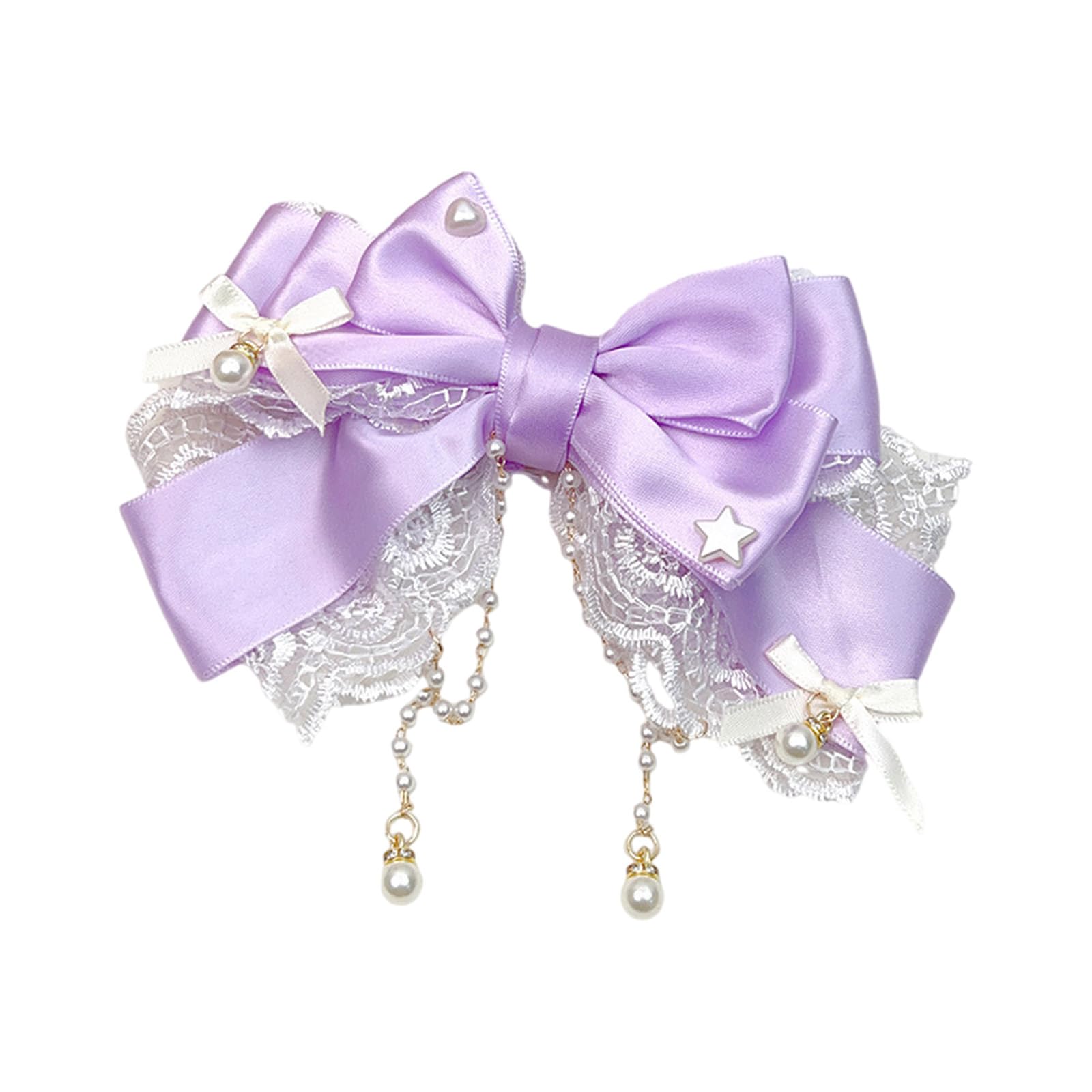 Maxtonser Elegant ' Tassels Hairpin with Sturdy Pearls and Bowknot Suitable for Birthdays and Celebration Stylish Outfits