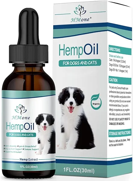 Max Potency Hemp Oil for Dogs Cats - Help Pet Anxiety Stress Pain Inflammation Arthritis Aggressive Relax Sleep Allergies Seizures Relief - Pets Treats Chews Joint Hip Organic Cat Dog Calming Drops