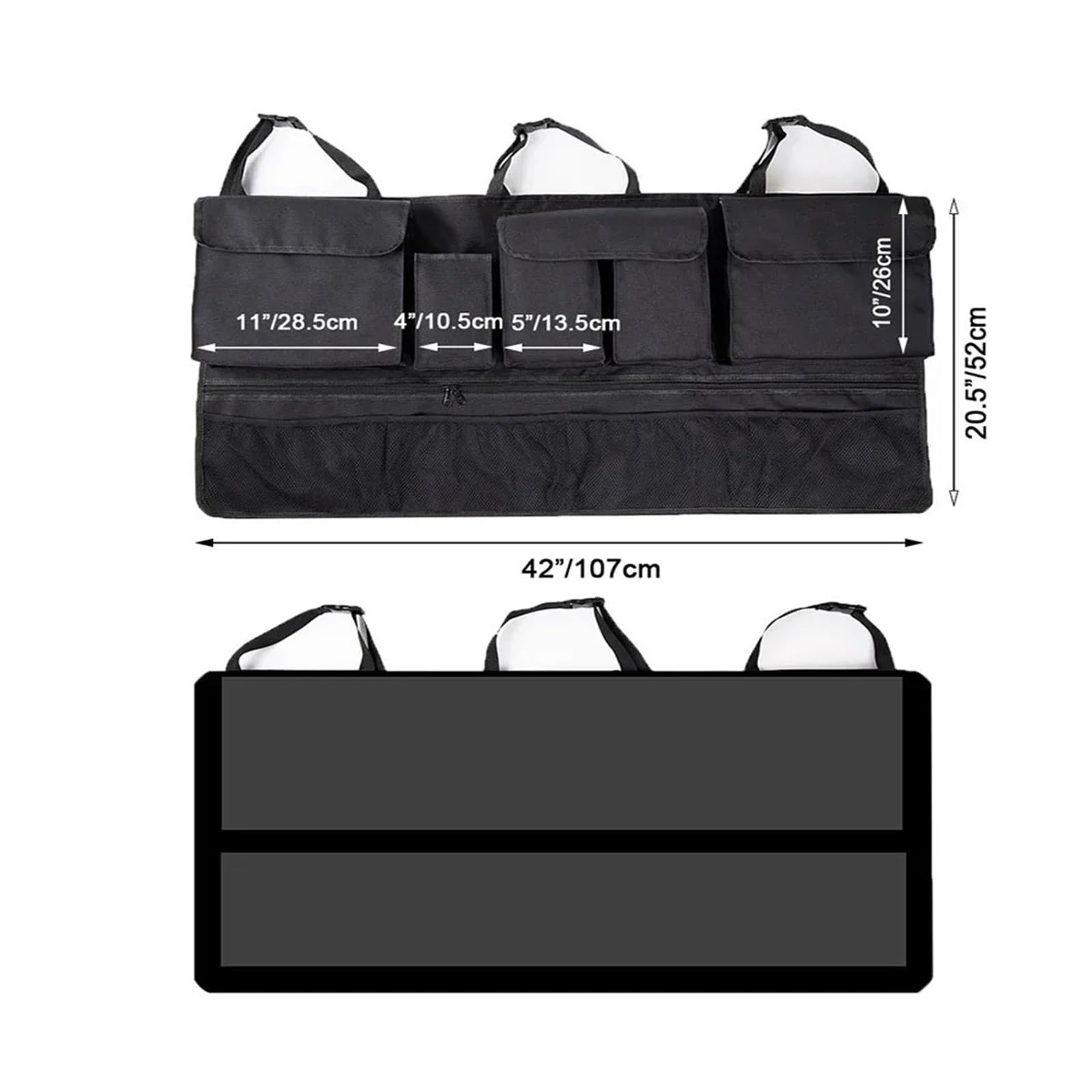 Rücksitz Organizer Auto Multi-Pocket-Kofferraum-Organizer Für Aufhängen