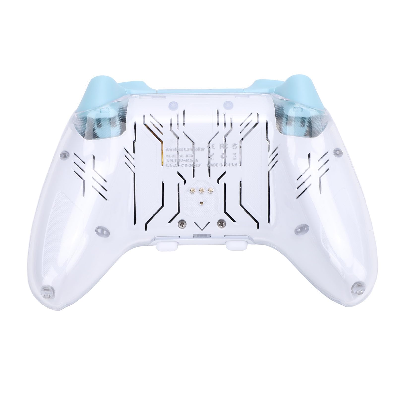 FAUOSWUK Controller di Gioco Wireless 2.4G con Tecnologia Joystick (Bianca)