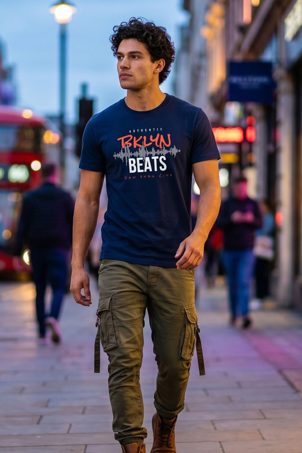 3er-Pack Herren Baumwolle Grafik T-Shirts