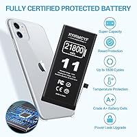Vista 6 de Batería de Super Capacidad de 21800mAh Compatible con iPhone 11, Batería de Reemplazo Li-Polímero de 0 Ciclos para iPhone 11, con Kit