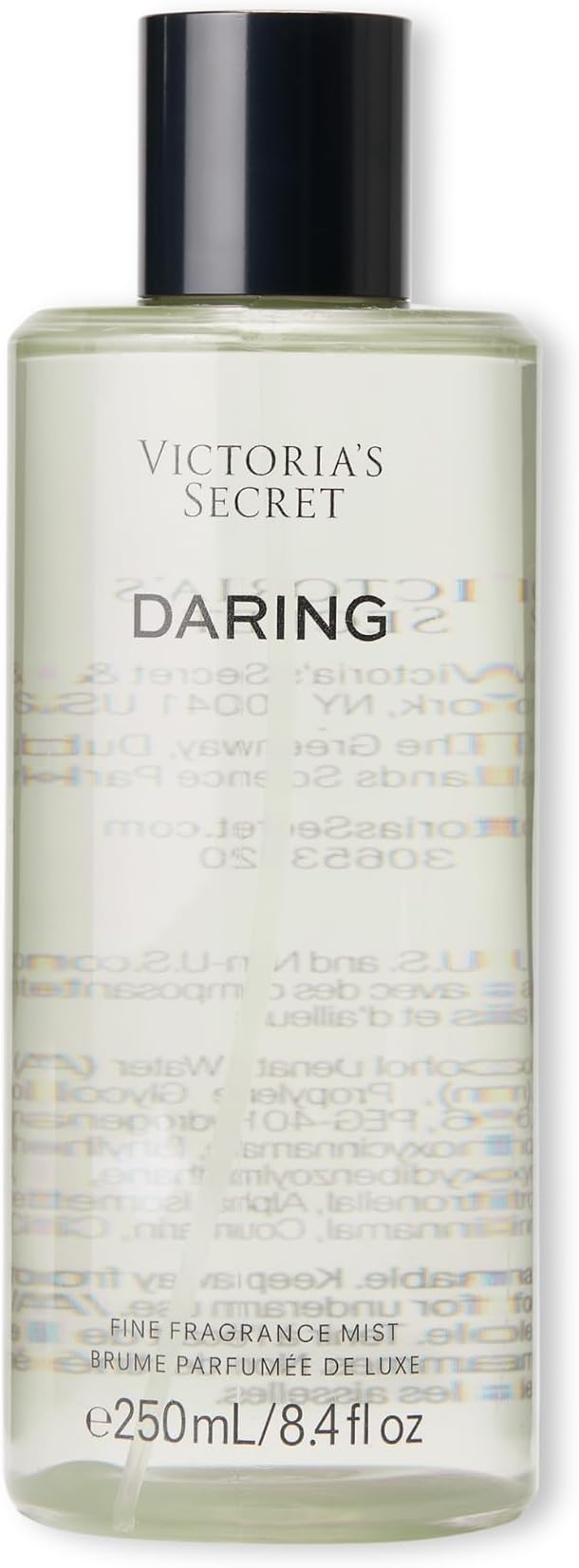 Victoria's Secret Daring Fragrance Mist, Notes of Bright Bergamot, Warm Oakmoss and Bold Amber, Body Spray for Women (8.4 oz)