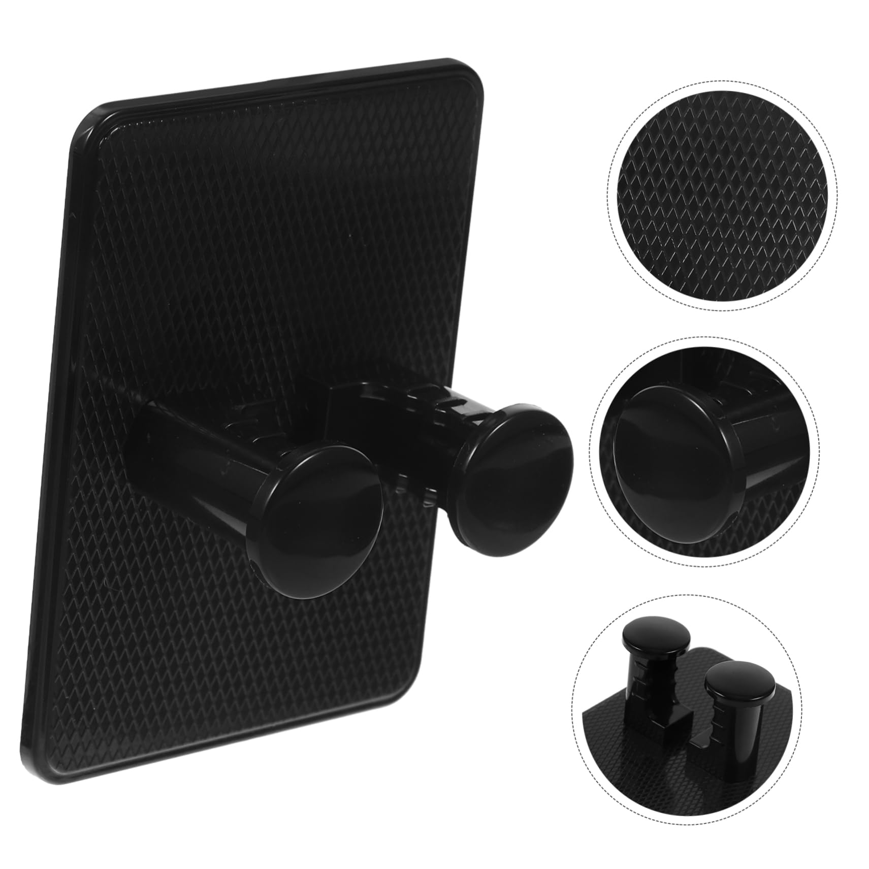 Gogogmee Razor Storage Rack 4 Wall Hooks Shaver Organizer Easy to Assemble for Bathroom