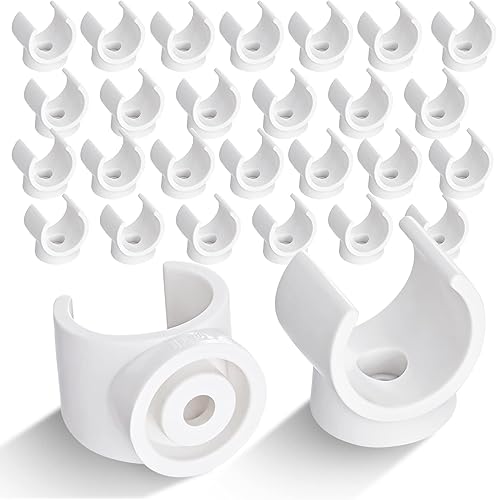 Miniatura 8 de Pinzas PEX de 34 pulgadas, abrazaderas de plástico Talon, abrazaderas de gancho en U de 0.787in, abrazaderas PEX, soportes de tubería de agua para