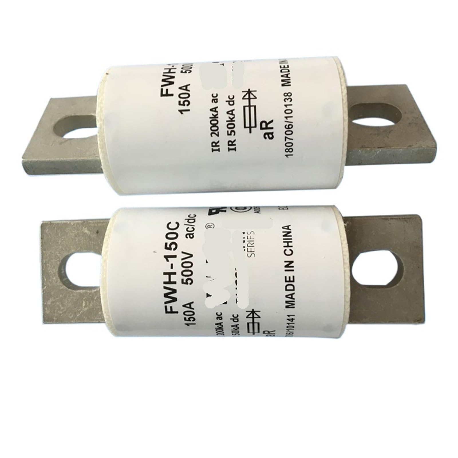 Fusible à fusion rapide FWH-200B 500V 200A pour la protection des circuits électriques industriels