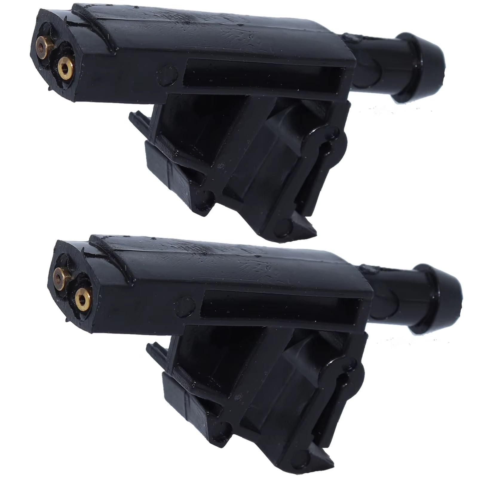 Compatible with Peugeot 406 1995-2005 2006 2007 2008 2Pcs Front Windscreen Window Wiper Washer Jet Spray Nozzle Accessories 6438.A0, 6438A0 Wiper Nozzles