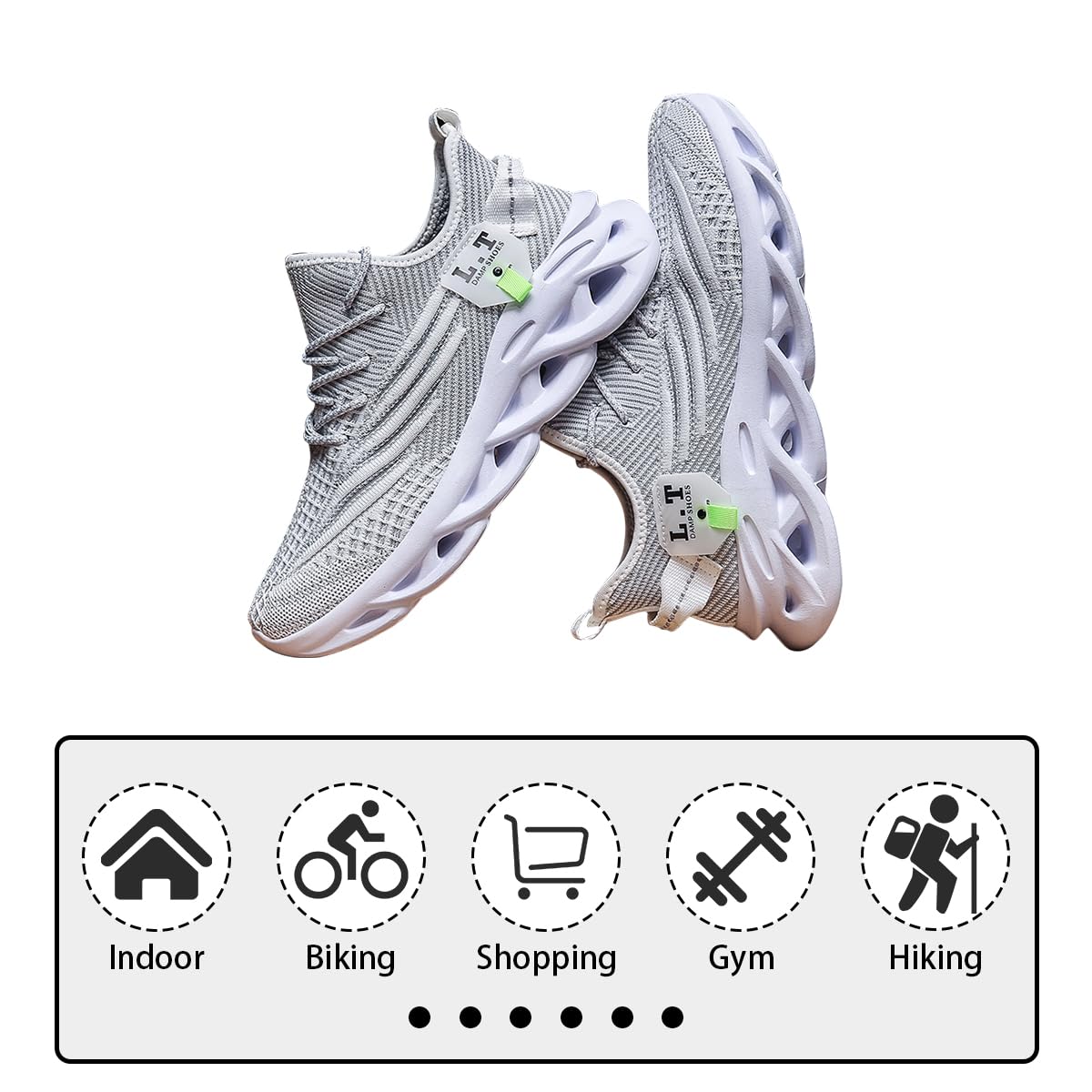 Donna Sneakers Scarpe Running Corsa Ginnastica Camminata Casual Jogging Trekking Tennis Outdoor Fitness Sportive Palestra Scarpe da Lavoro Comode Leggere Traspiranti