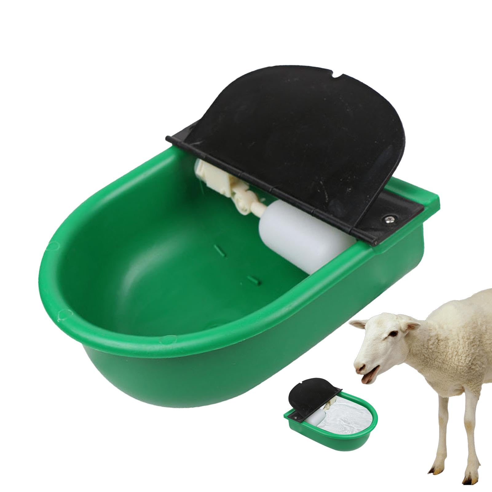 Abreuvoir Automatique Pour Bétail - Bol à Eau Potable Pour Vaches, Moutons, Chevaux - ABS Robuste, Installation Facile - 5