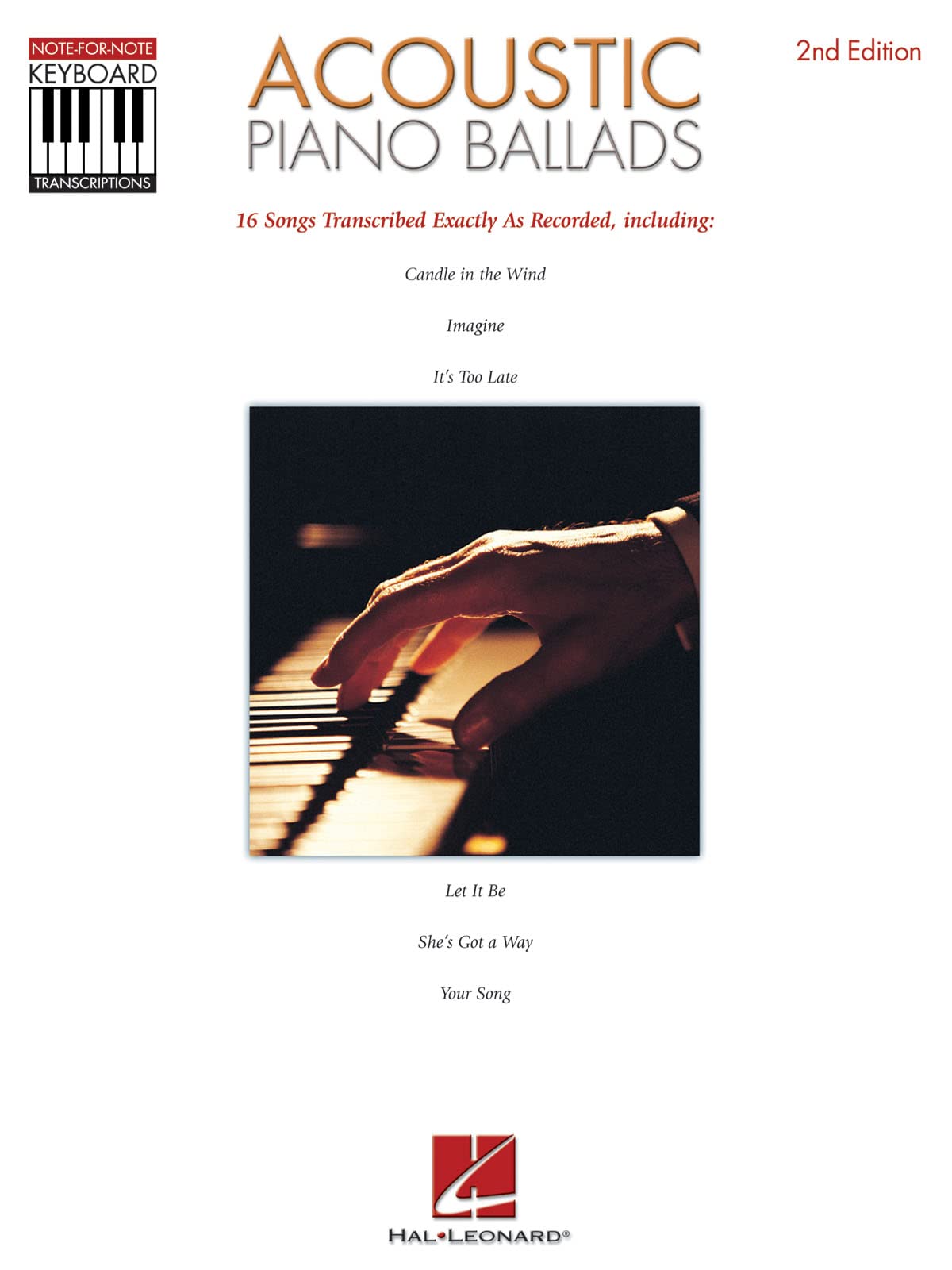 Acoustic Piano Ballads (Note-For-Note Keyboard Transcriptions)