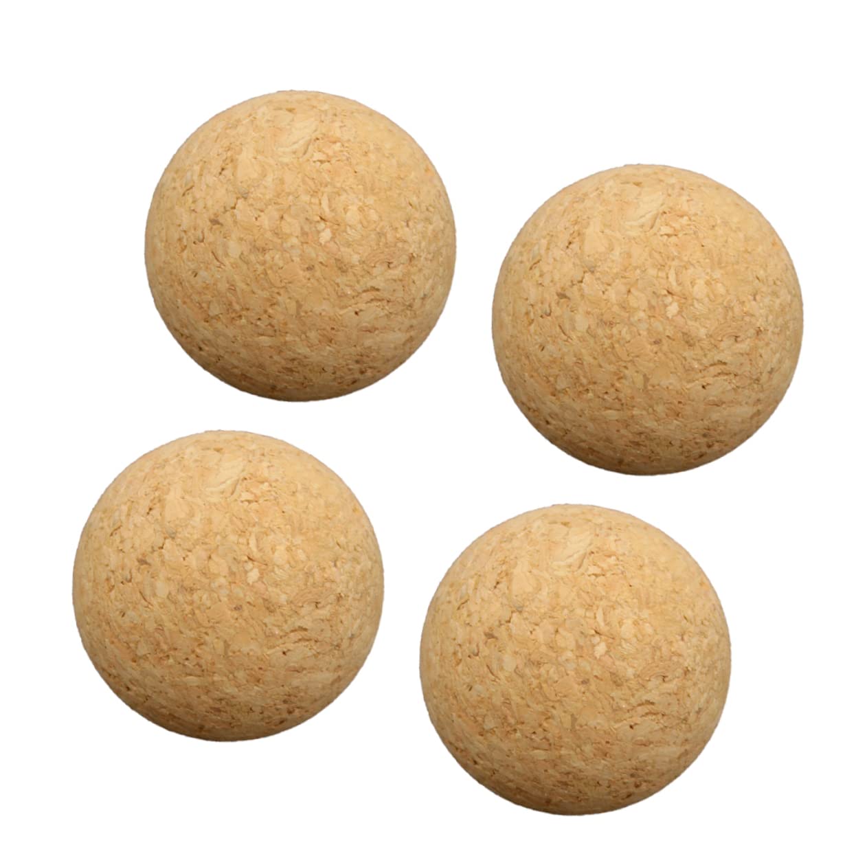 GALPADA 4Pcs Wooden Foot Table Footballs Interactive Soccer Balls for Table Foosballs for Standard Foosball Tables Fun Indoor Soccer Game Accessories