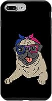 Vista 9 de iPhone 13 Pro Max Pug Dog Bandana LGBTQ Bisexual Flag Gay Pride Bi Dog Lover Case